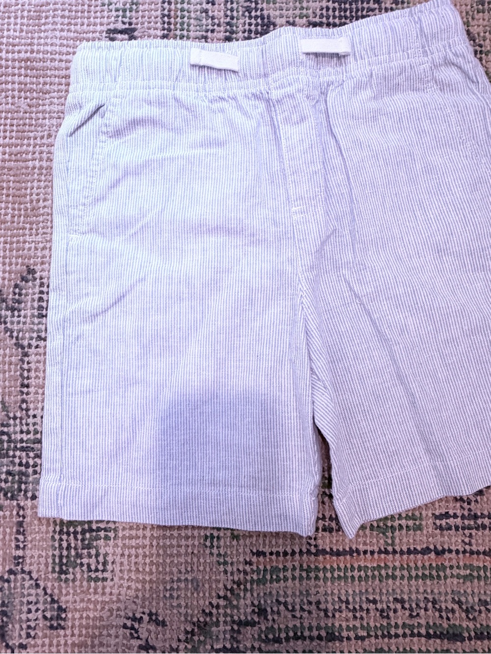 Vineyard Vines Light Blue Seersucker Flat-Front Shorts